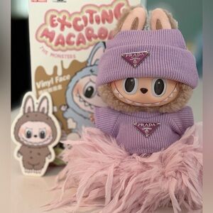 Labubu TOFFEE Pop Mart's Monsters EXCITING series in custom outfit ~ NWB